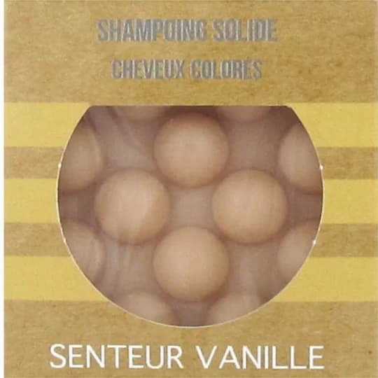 Valdispharm Shampoing Solide Cheveux Colorés Senteur Vanille 55 g