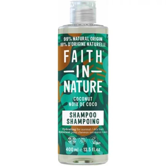 Faith In Nature Shampoing à la Noix de Coco pour Cheveux Normaux à Secs 400 ml
