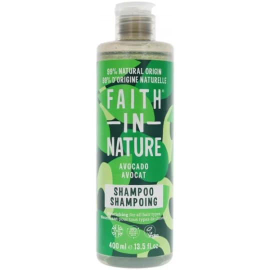 Faith In Nature Shampoing à l'Avocat pour Tous Types de Cheveux 400 ml