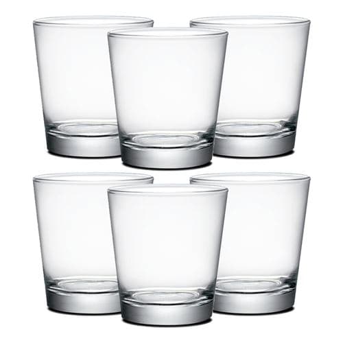 Lot de 6 verre à liqueur, verre dégustation, gobelets à eau en verre, capacité 23.8 cl -JUANIO-