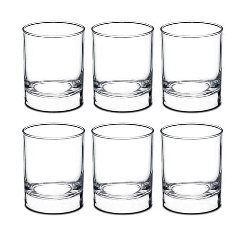 Lot de 6 verre à liqueur, verre dégustation, gobelets à eau en verre, capacité 25.5 cl -JUANIO-