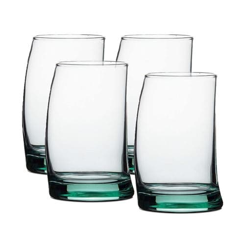 Lot de 4 verre à liqueur, verre dégustation, gobelets à boisson en verre, capacité 39 cl - JUANIO -