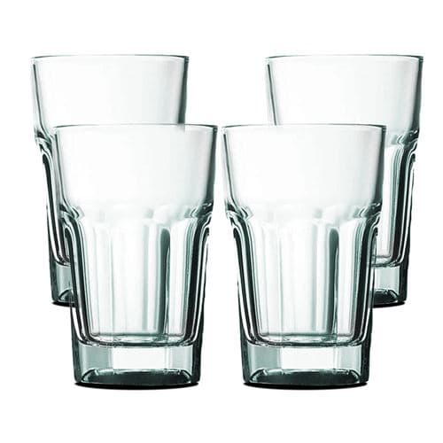 Lot de 4 verre à liqueur, verre dégustation, gobelets à eau en verre, capacité 29.5 cl - JUANIO -